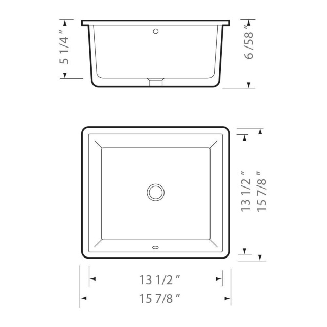 PEARL KASU-SD2 CERAMIC UNDERMOUNT BATHROOM VANITY SINK